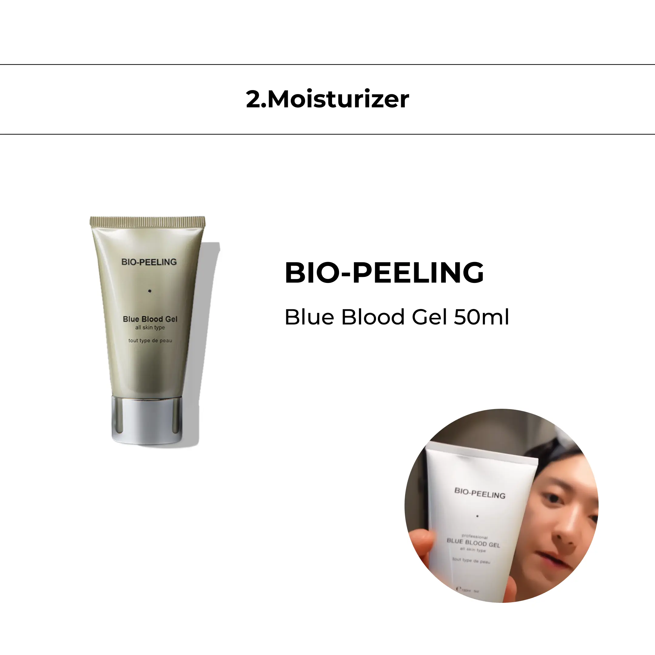 BIO-PEELING Blue Blood Gel