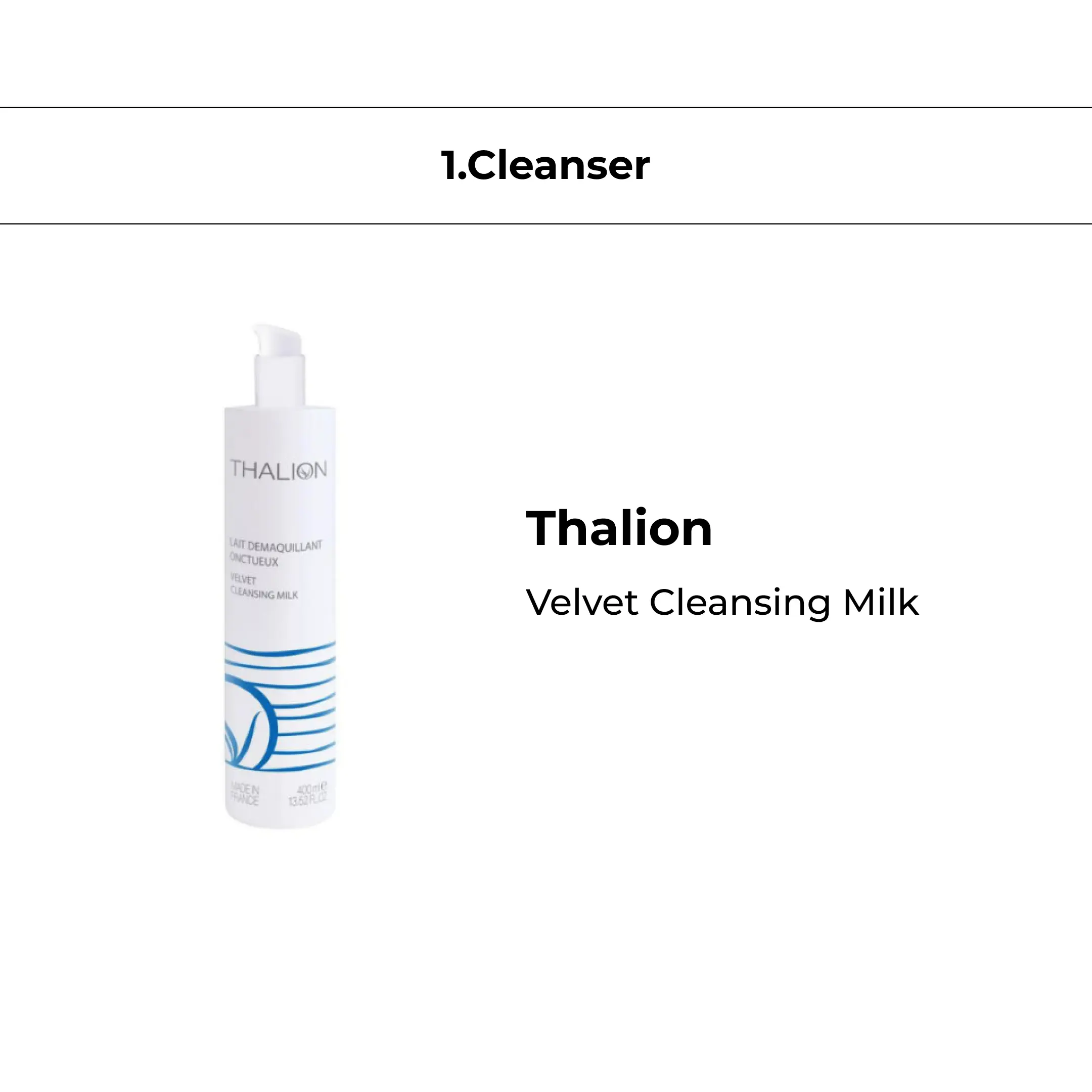 Thalion Velvet Cleansing Milk