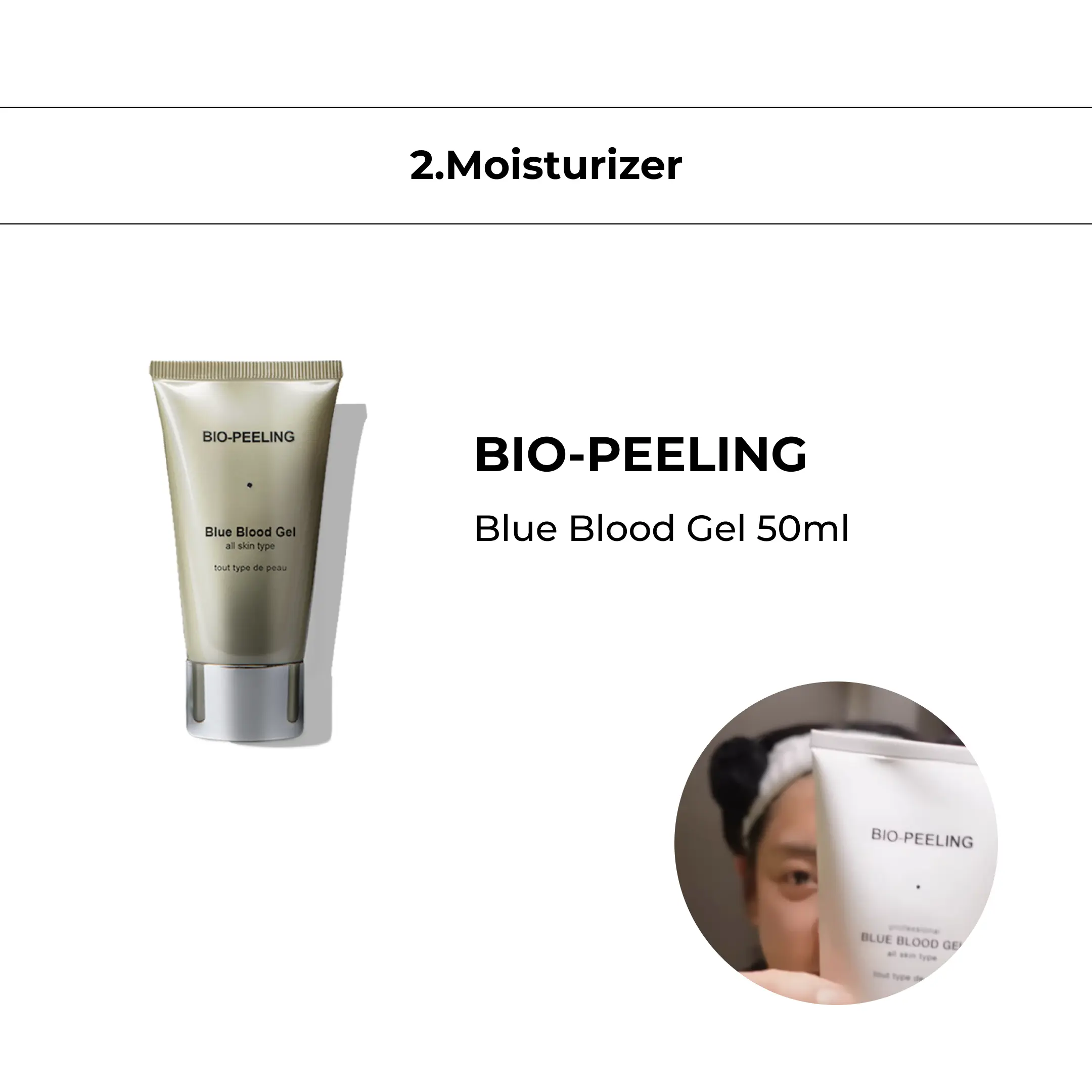 BIO-PEELING Blue Blood Gel