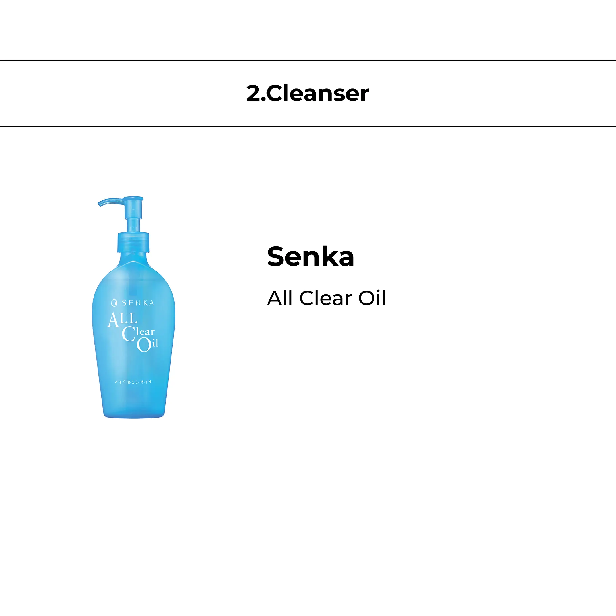 Senka All Clear Oil