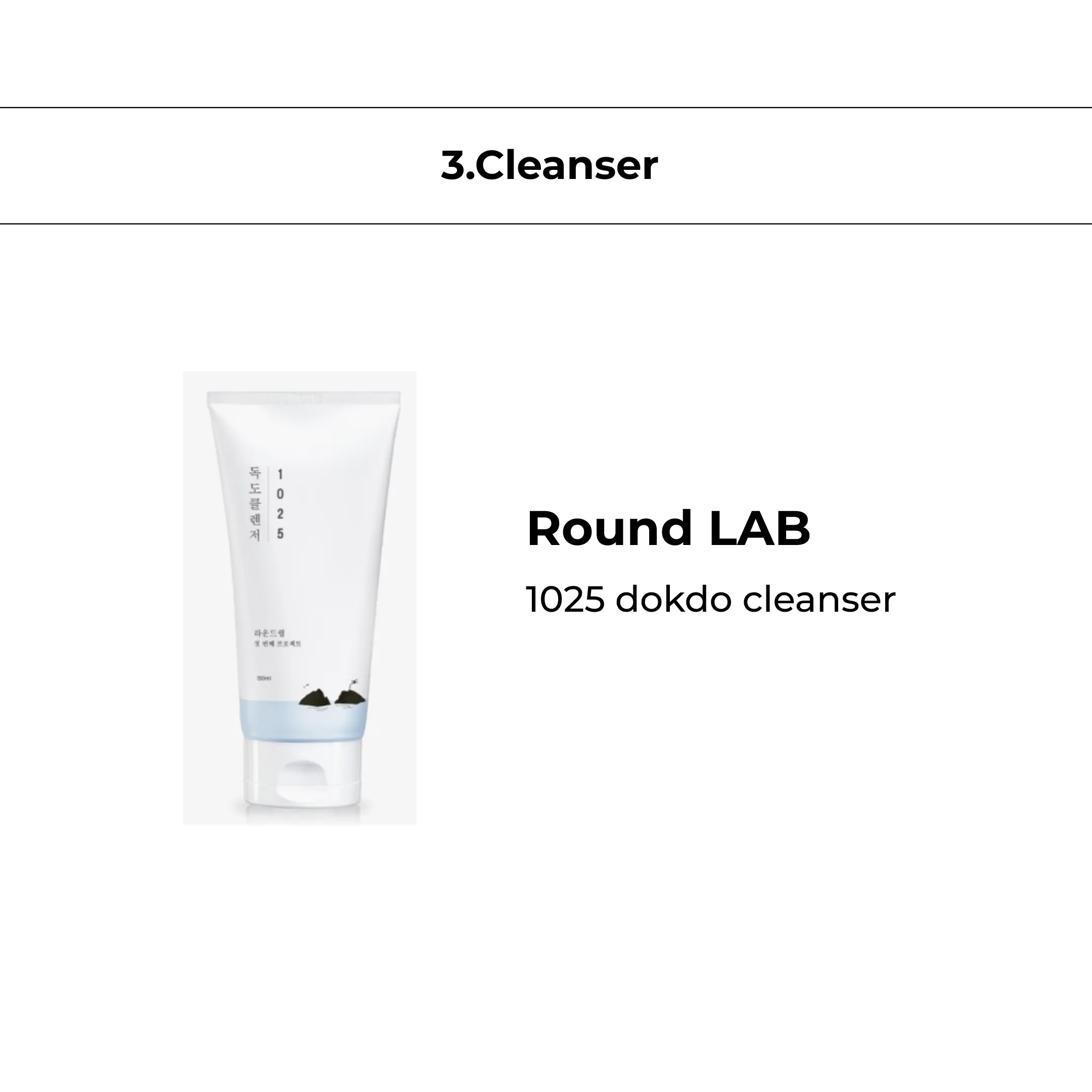 Round LAB 1025 Dokdo Cleanser