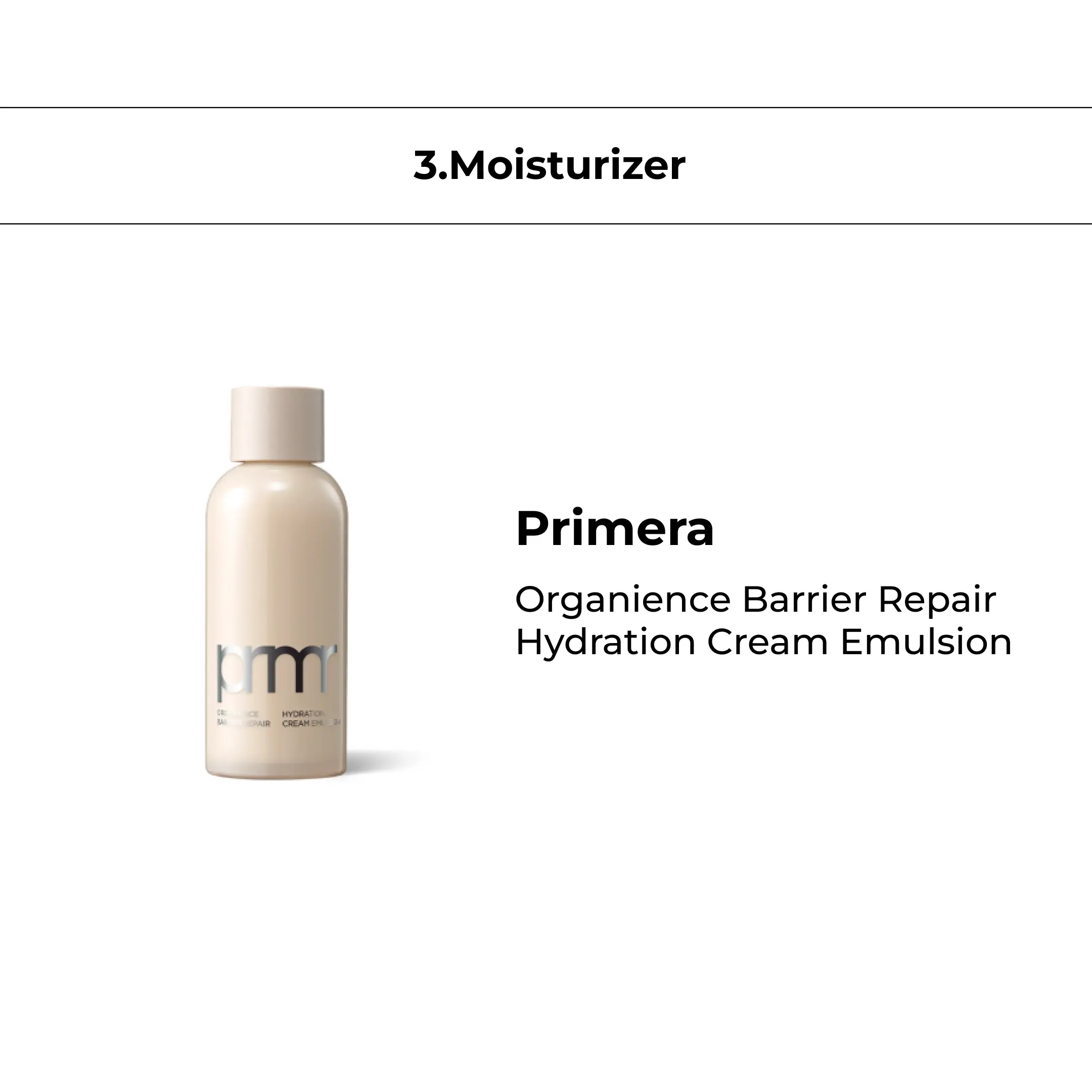 Primera Organience Barrier Repair Hydration Cream Emulsion