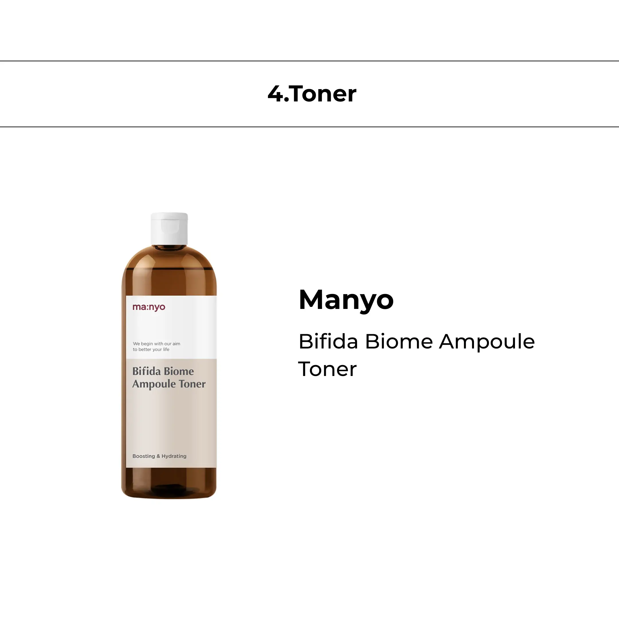 Manyo Bifida Biome Ampoule Toner