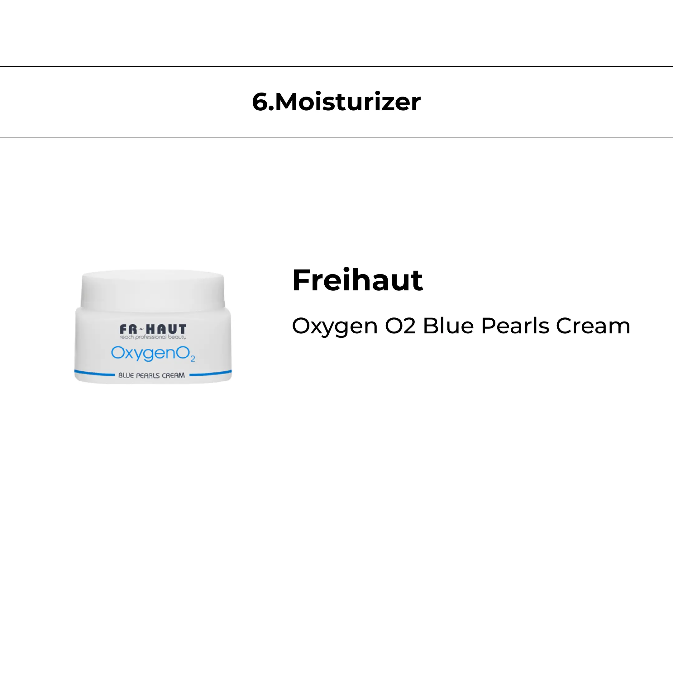 Freihaut Oxygen O2 Blue Pearls Cream