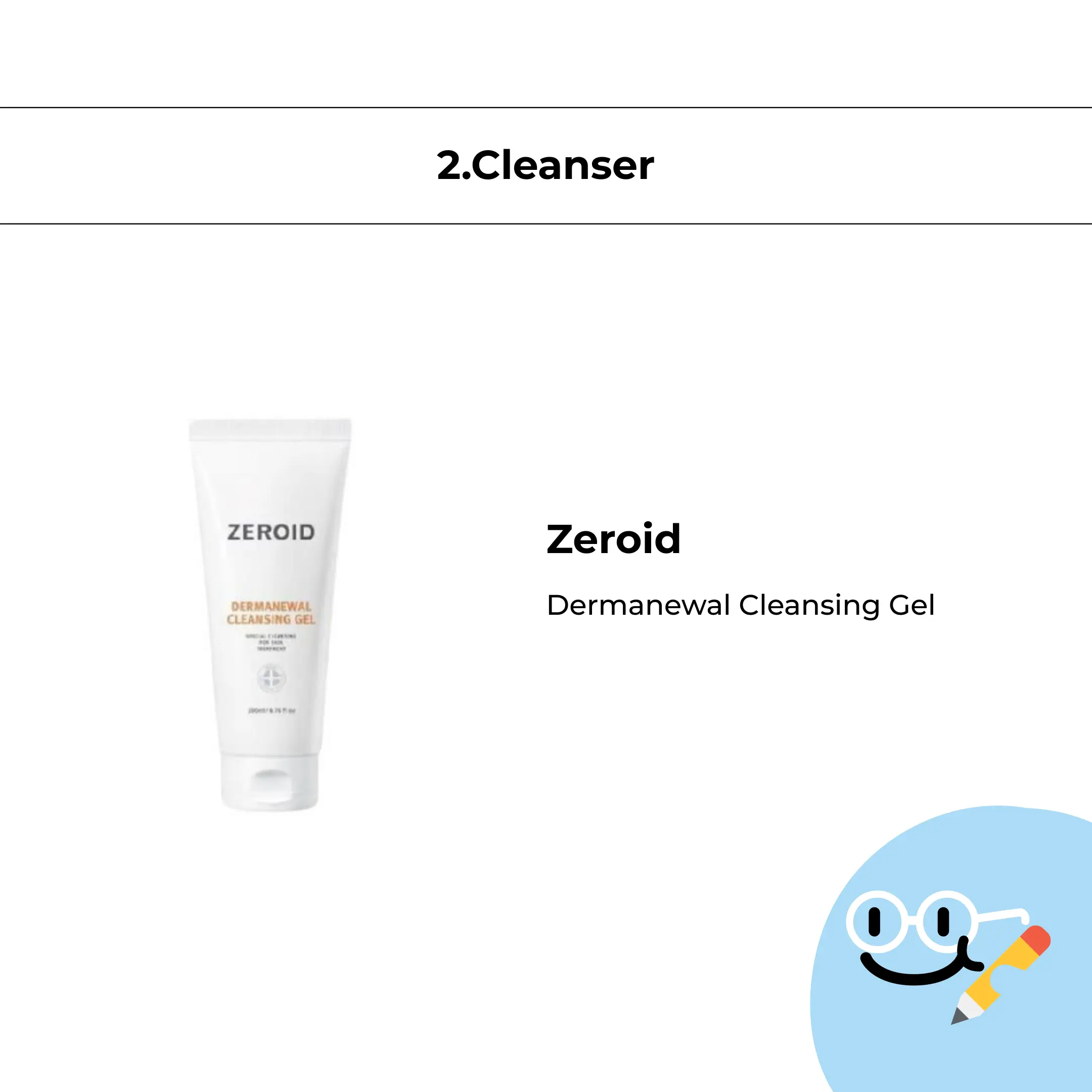 Zeroid Dermanewal Cleansing Gel